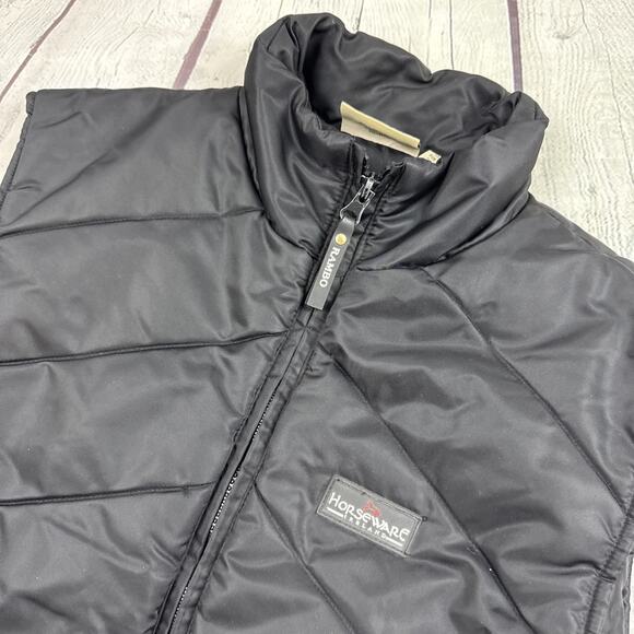 Horseware Ireland Quilted‎ Rambo Vest Women's Size Large Black Equestrian - Picture 1 of 13